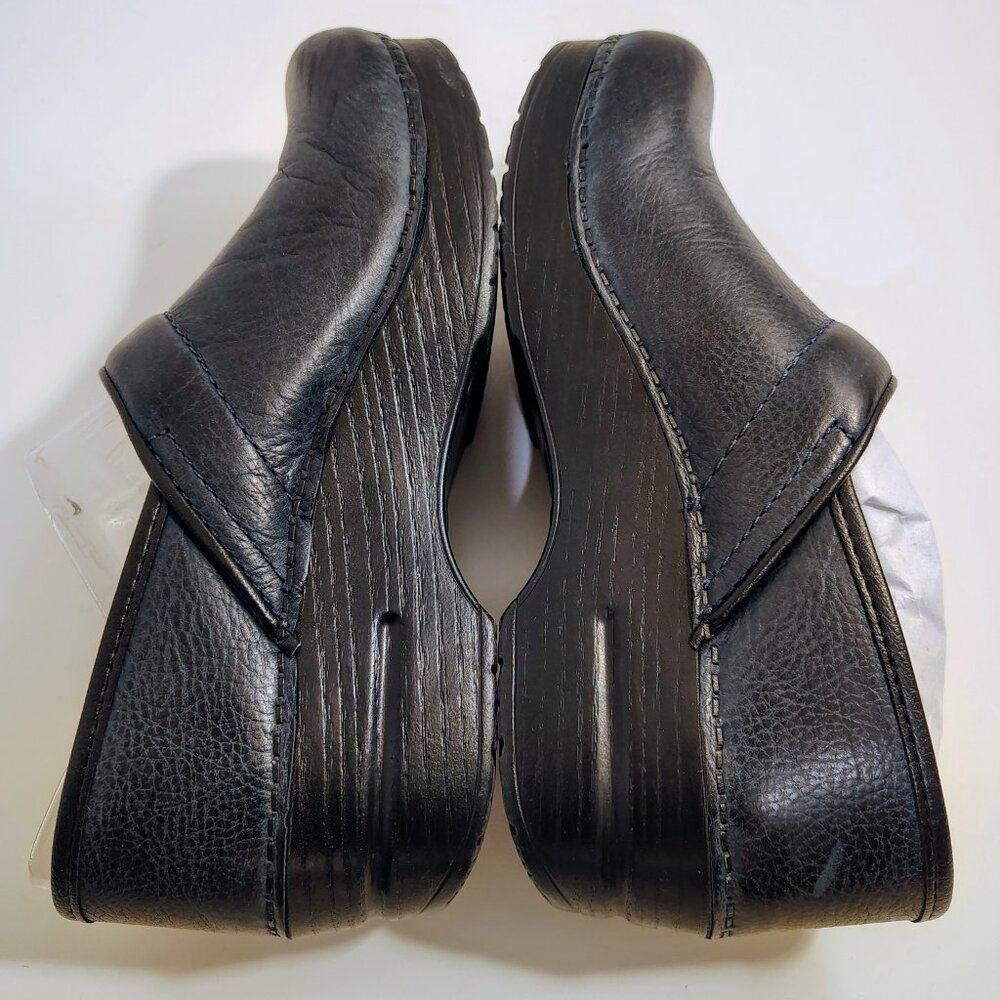 Dansko Professional Clog Burnished Nubuck Navy Size 37 (US Size 7) - Picture 4 of 7